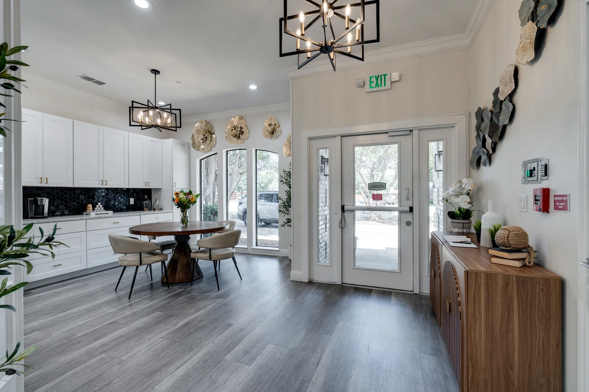 Dining area and kitchen at Willow Creek